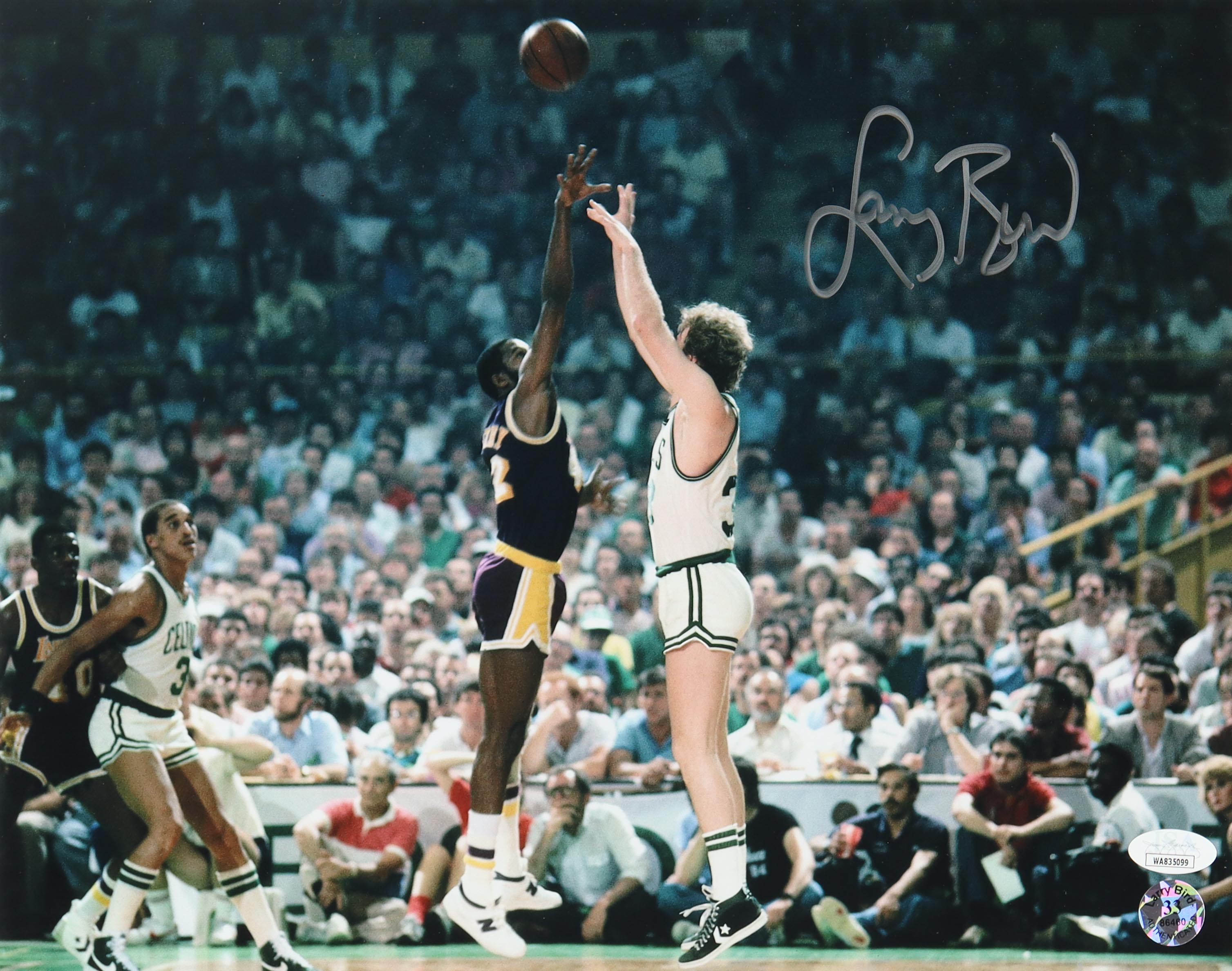 Larry Bird Signed Celtics 11x14 Photo (JSA & Bird) at PristineAuction.com Larry Bird Signed Celtics 11x14 Photo (JSA & Bird) at PristineAuction.com