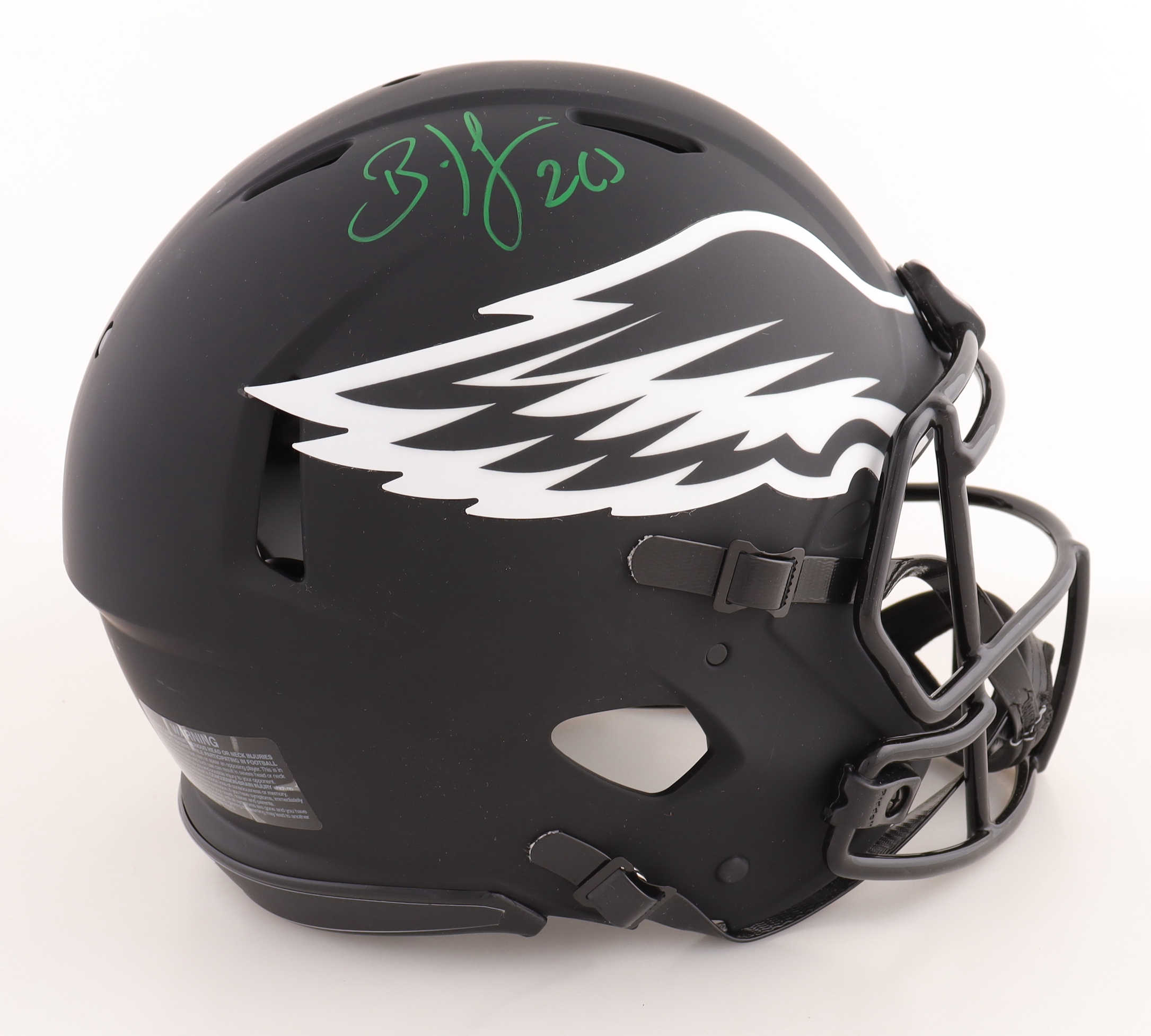 Brian Dawkins Signed Eagles Full-Size Authentic On-Field Eclipse Alternate Speed Helmet (JSA) at PristineAuction.com Brian Dawkins Signed Eagles Full-Size Authentic On-Field Eclipse Alternate Speed Helmet (JSA) at PristineAuction.com