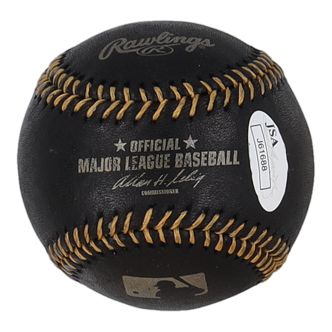 Jose Fernandez Signed OML Black Leather Baseball (JSA) at PristineAuction.com Jose Fernandez Signed OML Black Leather Baseball (JSA) at PristineAuction.com