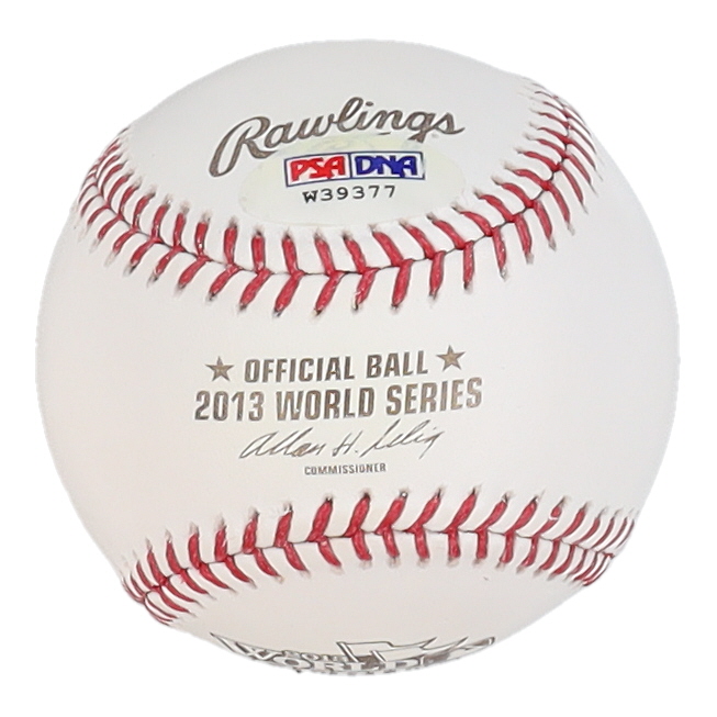 Jacoby Ellsbury Signed 2013 World Series Baseball (PSA) at PristineAuction.com Jacoby Ellsbury Signed 2013 World Series Baseball (PSA) at PristineAuction.com