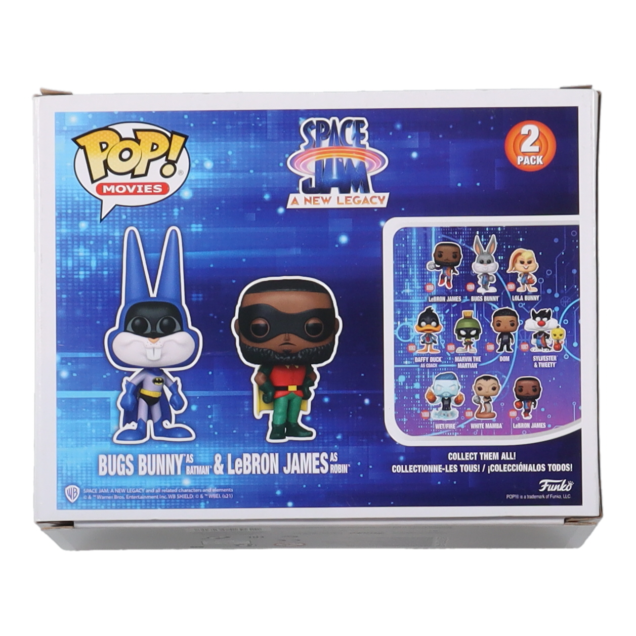 Jeff Bergman Signed "Space Jam: A New Legacy" Bugs Bunny as Batman & LeBron James as Robin Pack of (2) Funko Pop! Vinyl Figures Inscribed "I'm Batman Bugs" & "Bugs Bunny" (PSA) at PristineAuction.com Jeff Bergman Signed "Space Jam: A New Legacy" Bugs Bunny as Batman & LeBron James as Robin Pack of (2) Funko Pop! Vinyl Figures Inscribed "I'm Batman Bugs" & "Bugs Bunny" (PSA) at PristineAuction.com