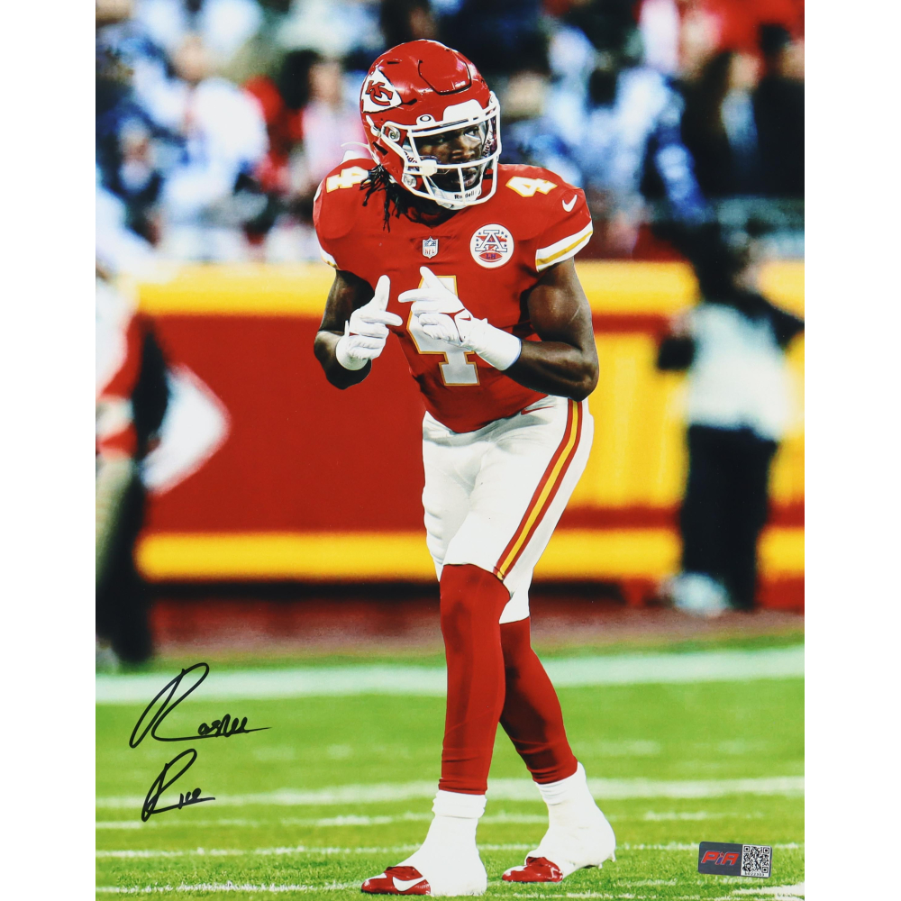 Rashee Rice Signed Cheifs 11x14 Photo (PIA) | Pristine Auction
