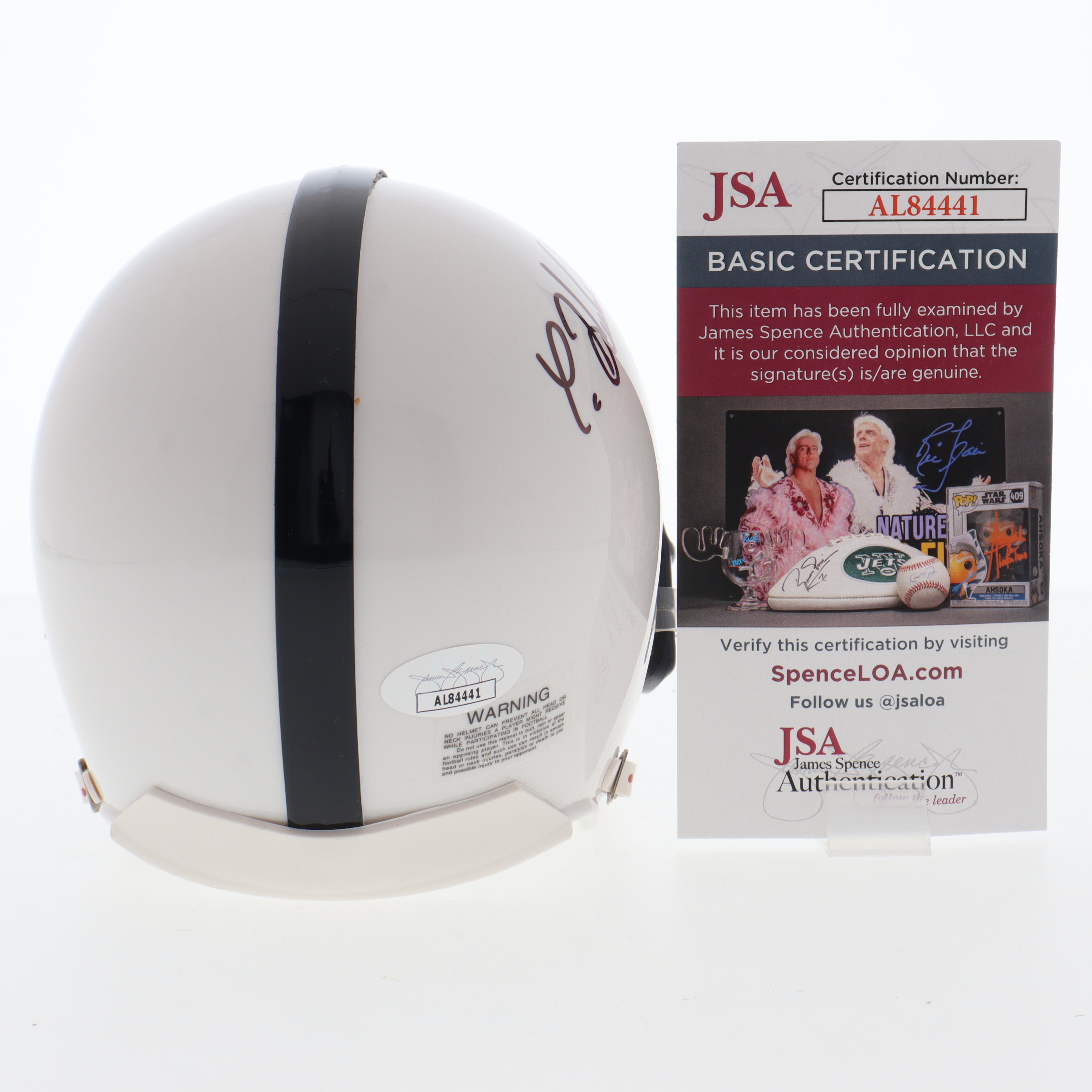 Christian Hackenberg Signed Penn State Nittany Lions Mini Helmet (JSA) at PristineAuction.com Christian Hackenberg Signed Penn State Nittany Lions Mini Helmet (JSA) at PristineAuction.com