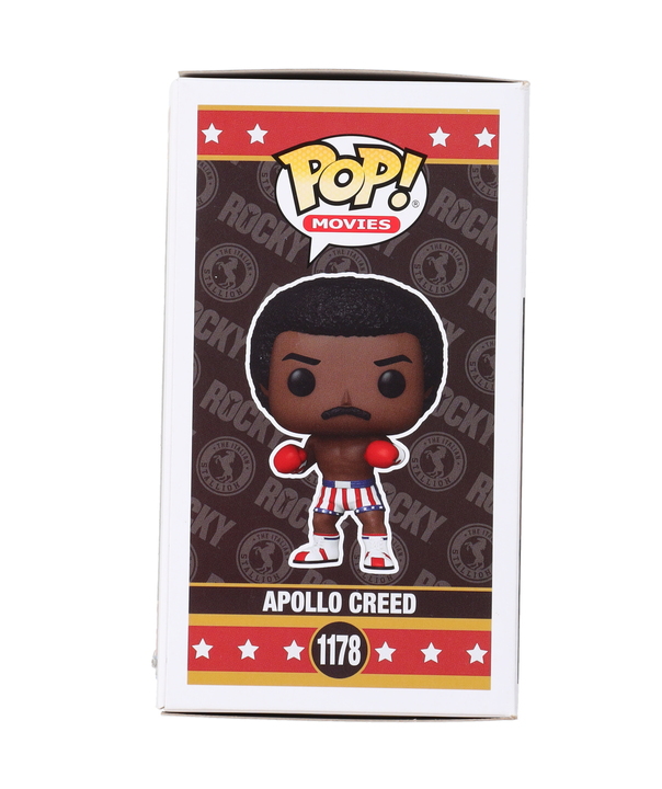 Carl Weathers Signed "Rocky 45th" #1178 Apollo Creed Funko Pop! Vinyl Figure Inscribed "Apollo Creed" (JSA) at PristineAuction.com Carl Weathers Signed "Rocky 45th" #1178 Apollo Creed Funko Pop! Vinyl Figure Inscribed "Apollo Creed" (JSA) at PristineAuction.com