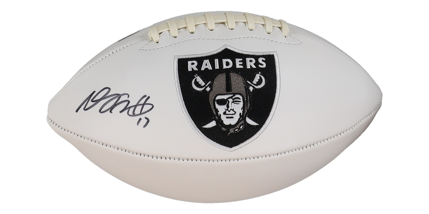 Davante Adams Signed Raiders Logo Football (Beckett) at PristineAuction.com Davante Adams Signed Raiders Logo Football (Beckett) at PristineAuction.com