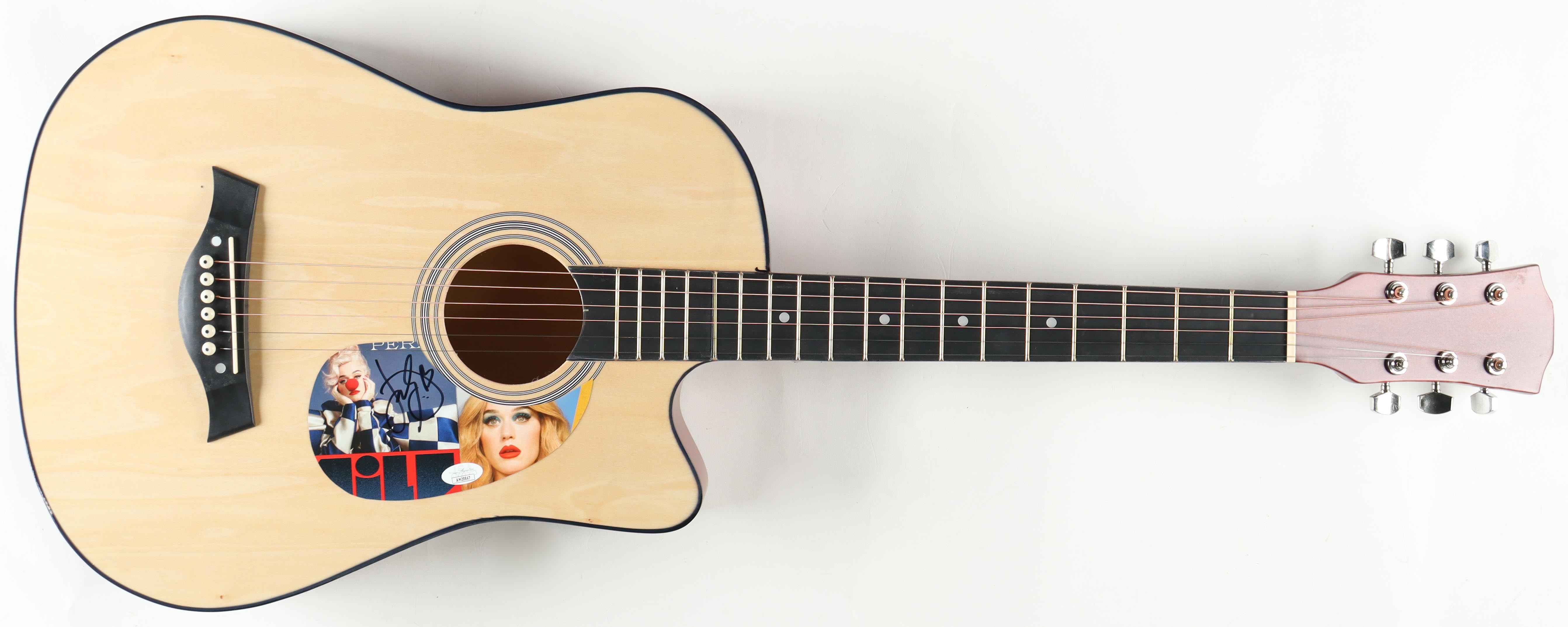 Katy Perry Signed 38" Acoustic Guitar (JSA) at PristineAuction.com Katy Perry Signed 38" Acoustic Guitar (JSA) at PristineAuction.com