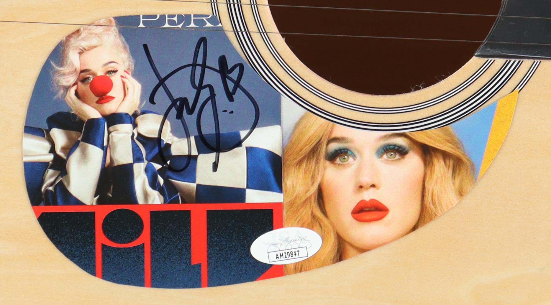 Katy Perry Signed 38" Acoustic Guitar (JSA) at PristineAuction.com Katy Perry Signed 38" Acoustic Guitar (JSA) at PristineAuction.com