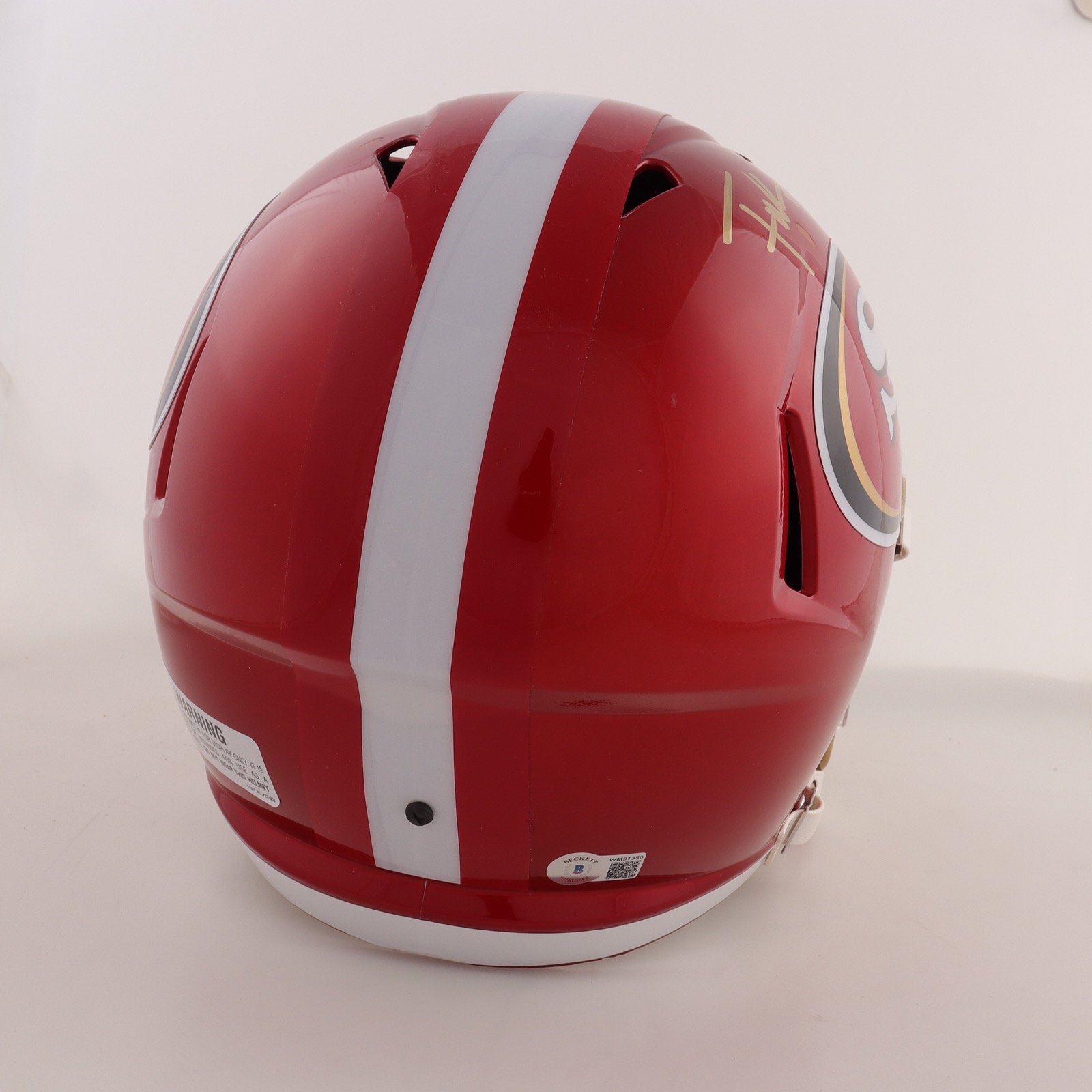 Frank Gore Signed 49ers Full-Size Flash Alternate Speed Helmet (Beckett) at PristineAuction.com Frank Gore Signed 49ers Full-Size Flash Alternate Speed Helmet (Beckett) at PristineAuction.com