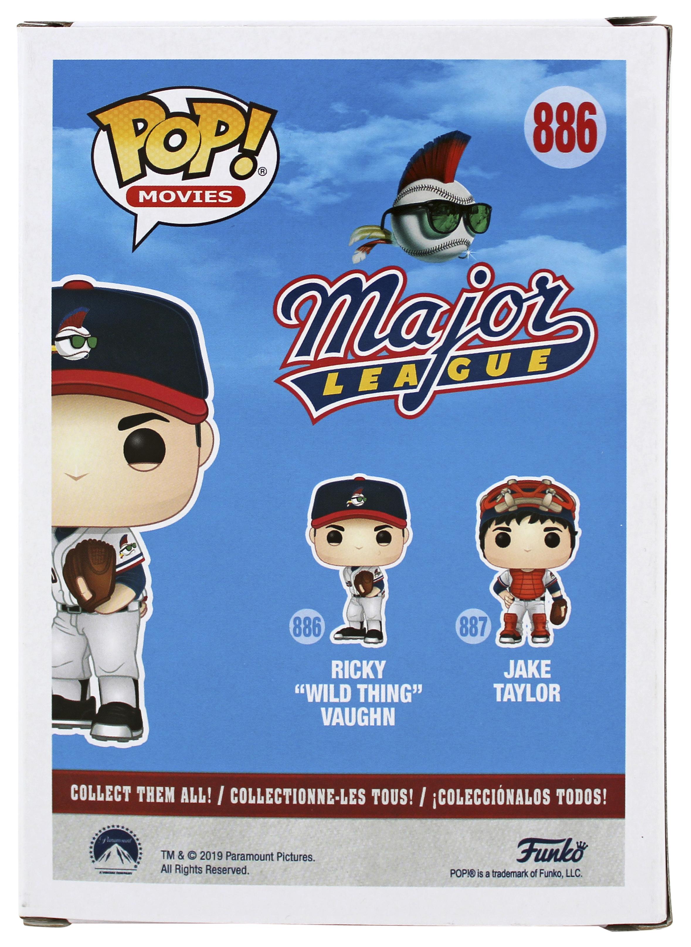Charlie Sheen Signed "Major League" #886 Ricky "Wild Thing" Vaughn Funko Pop! Vinyl Figure (Beckett) at PristineAuction.com Charlie Sheen Signed "Major League" #886 Ricky "Wild Thing" Vaughn Funko Pop! Vinyl Figure (Beckett) at PristineAuction.com