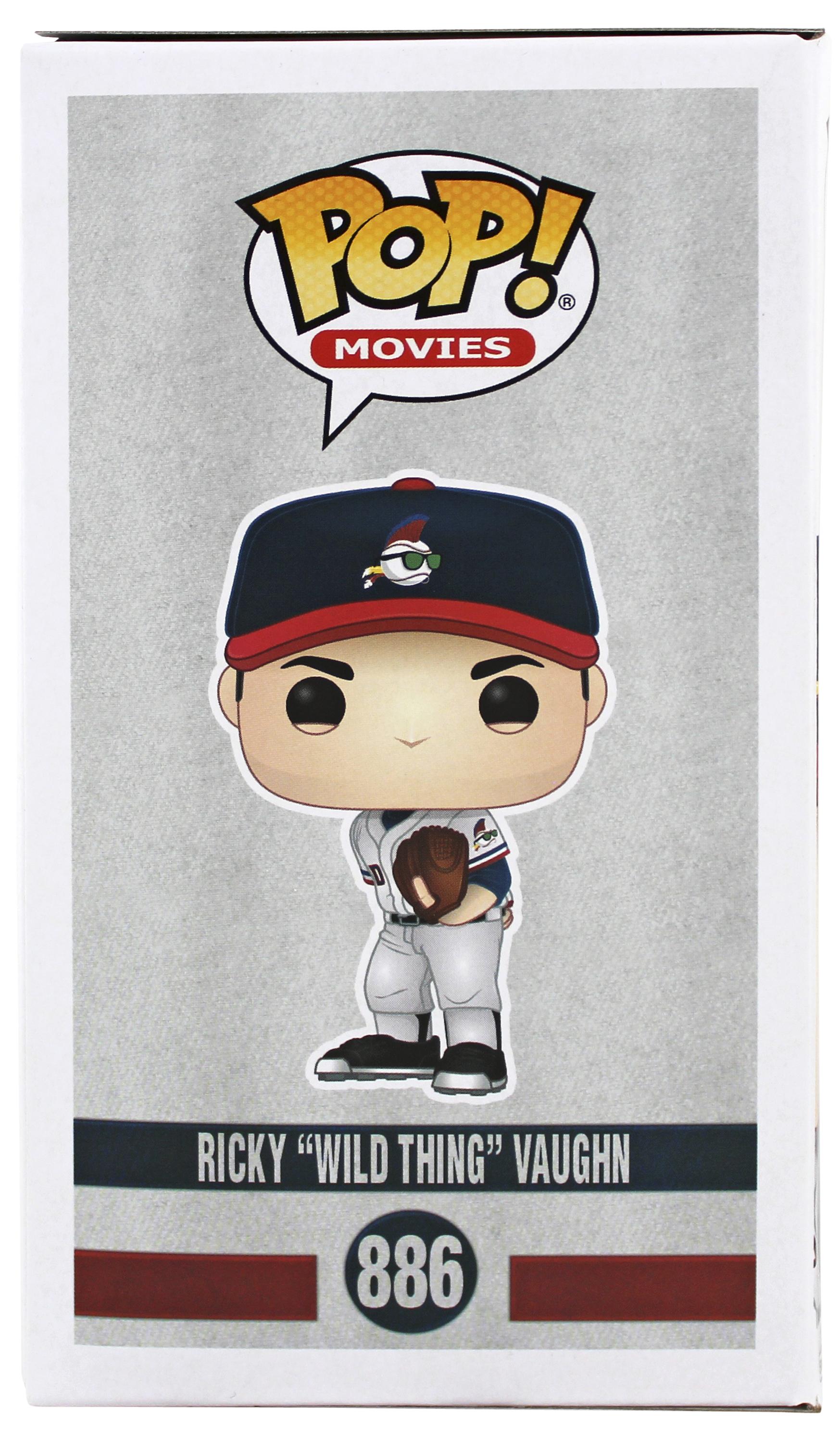 Charlie Sheen Signed "Major League" #886 Ricky "Wild Thing" Vaughn Funko Pop! Vinyl Figure (Beckett) at PristineAuction.com Charlie Sheen Signed "Major League" #886 Ricky "Wild Thing" Vaughn Funko Pop! Vinyl Figure (Beckett) at PristineAuction.com