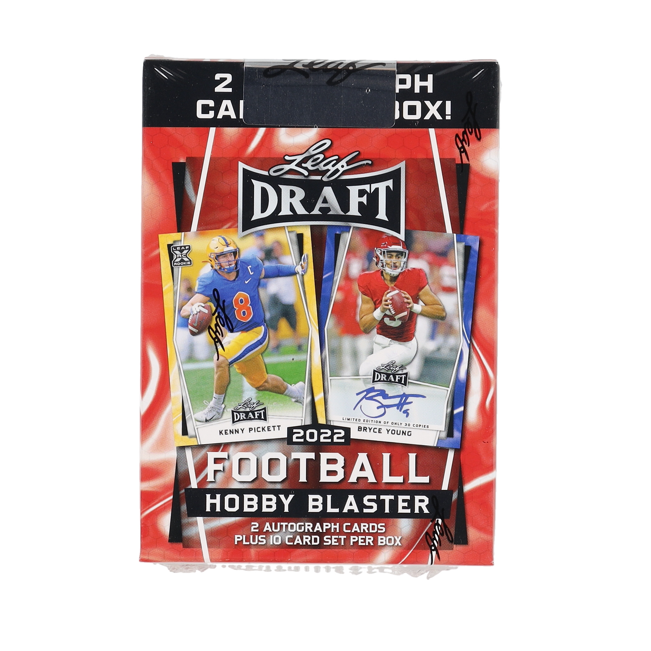 2022 Leaf Draft Football Hobby Blaster Box with (10) Cards at PristineAuction.com 2022 Leaf Draft Football Hobby Blaster Box with (10) Cards at PristineAuction.com