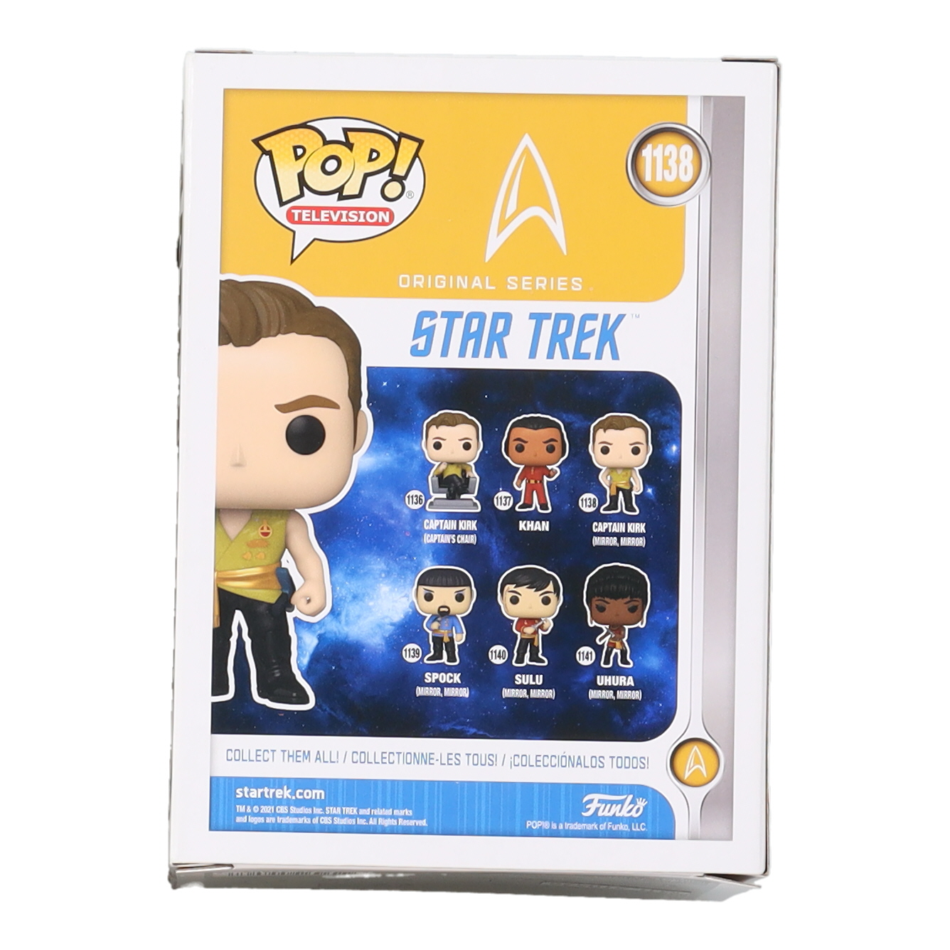 William Shatner Signed "Star Trek" #1138 Captain Kirk Funko Pop! Vinyl Figure (JSA) at PristineAuction.com William Shatner Signed "Star Trek" #1138 Captain Kirk Funko Pop! Vinyl Figure (JSA) at PristineAuction.com