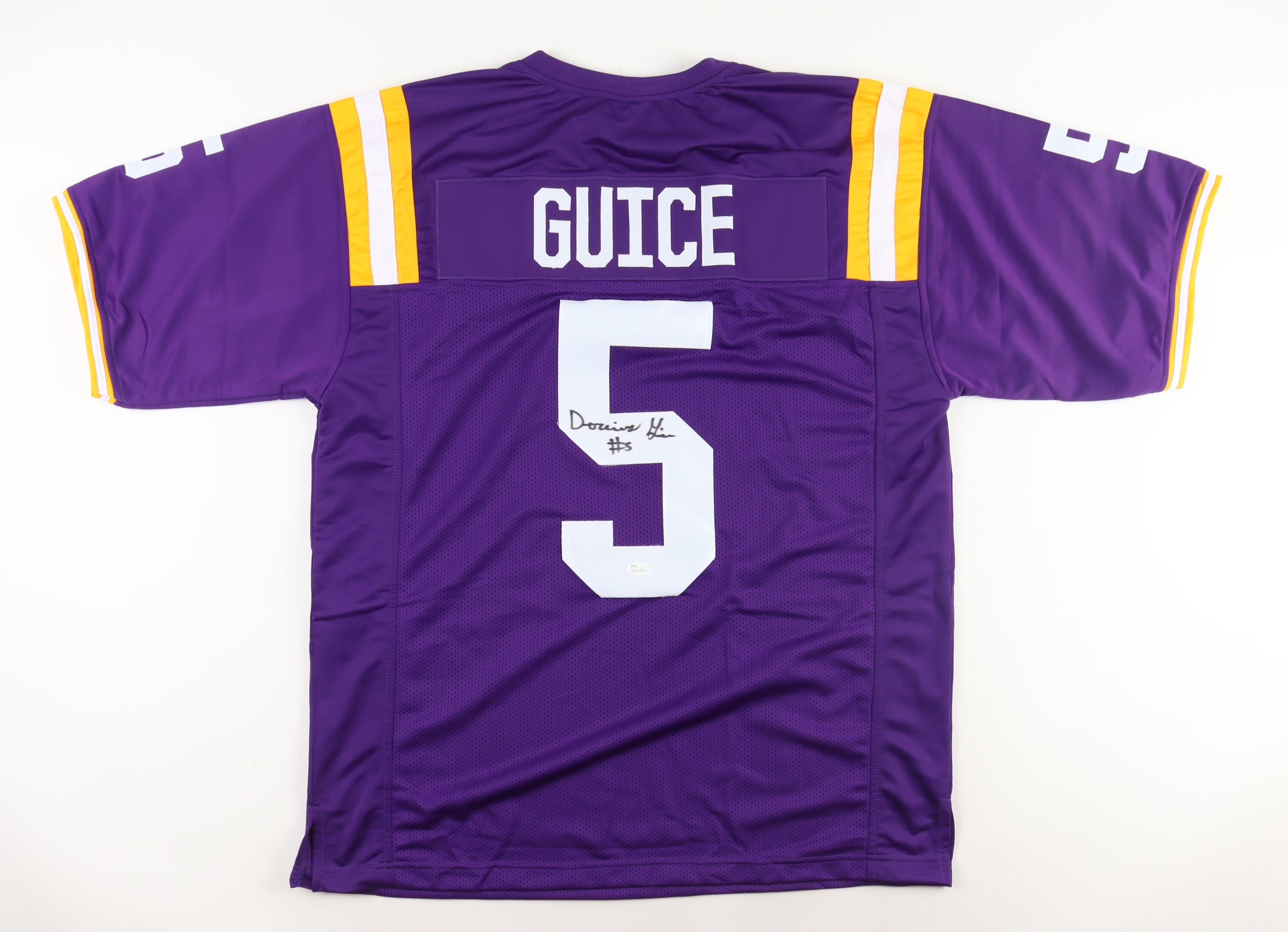 Derrius Guice Signed Jersey (JSA) at PristineAuction.com Derrius Guice Signed Jersey (JSA) at PristineAuction.com