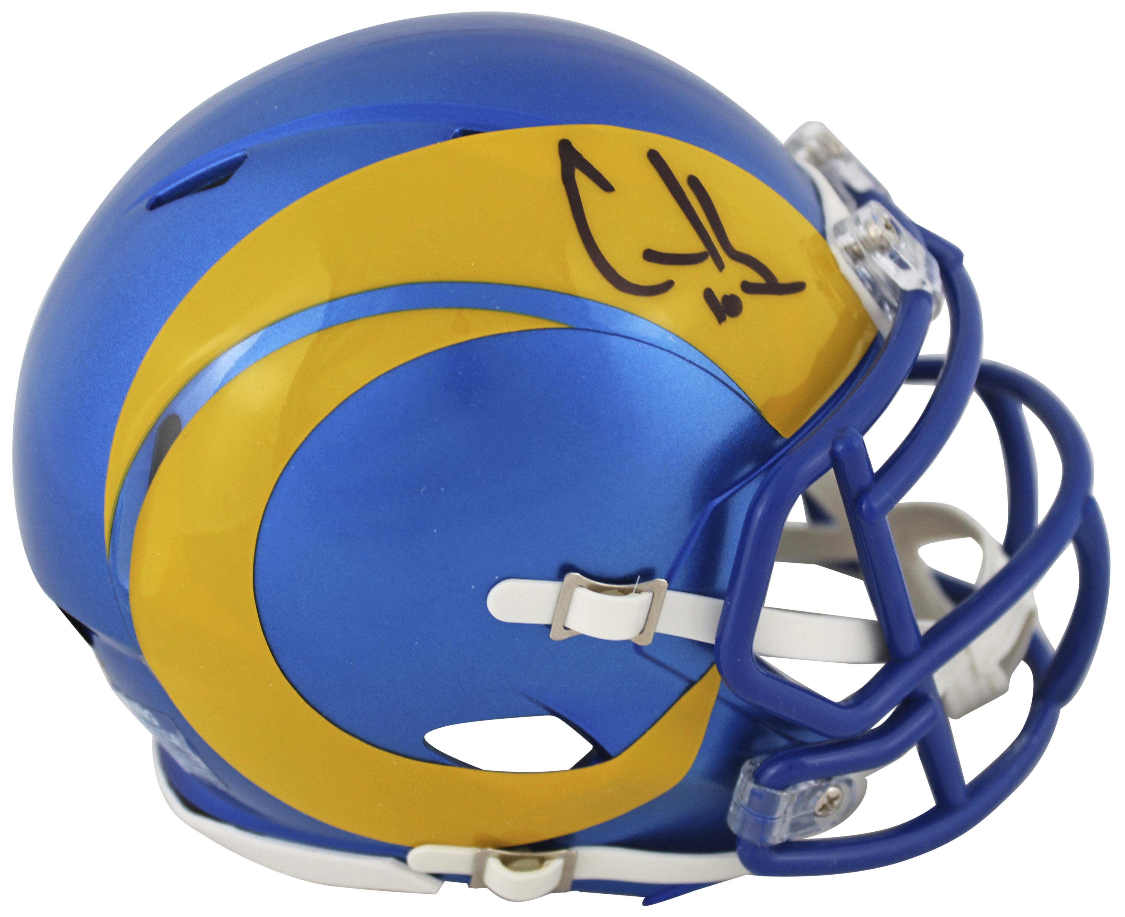 Cooper Kupp Signed Rams Speed Mini Helmet (Fanatics) at PristineAuction.com Cooper Kupp Signed Rams Speed Mini Helmet (Fanatics) at PristineAuction.com