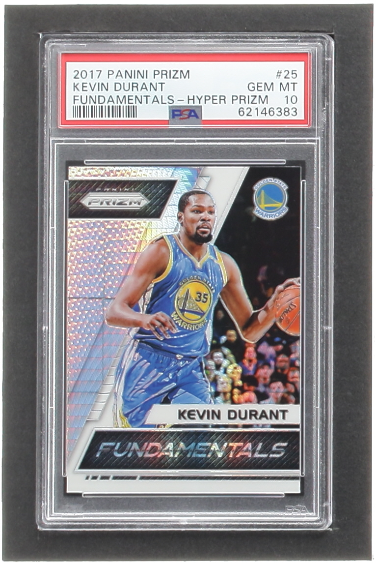 Kevin Durant 2017-18 Panini Prizm Fundamentals Prizms Hyper #25 (PSA 10) at PristineAuction.com Kevin Durant 2017-18 Panini Prizm Fundamentals Prizms Hyper #25 (PSA 10) at PristineAuction.com