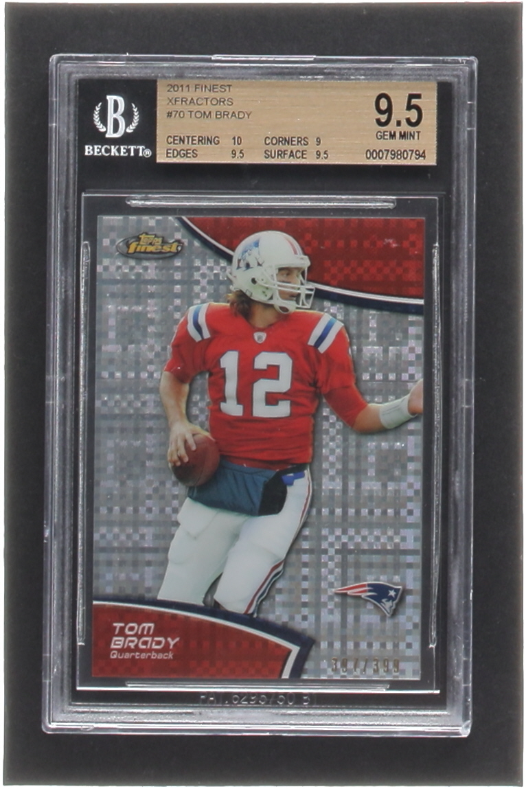 Tom Brady 2011 Finest Xfractors #70 #397/399 (BGS 9.5) at PristineAuction.com Tom Brady 2011 Finest Xfractors #70 #397/399 (BGS 9.5) at PristineAuction.com