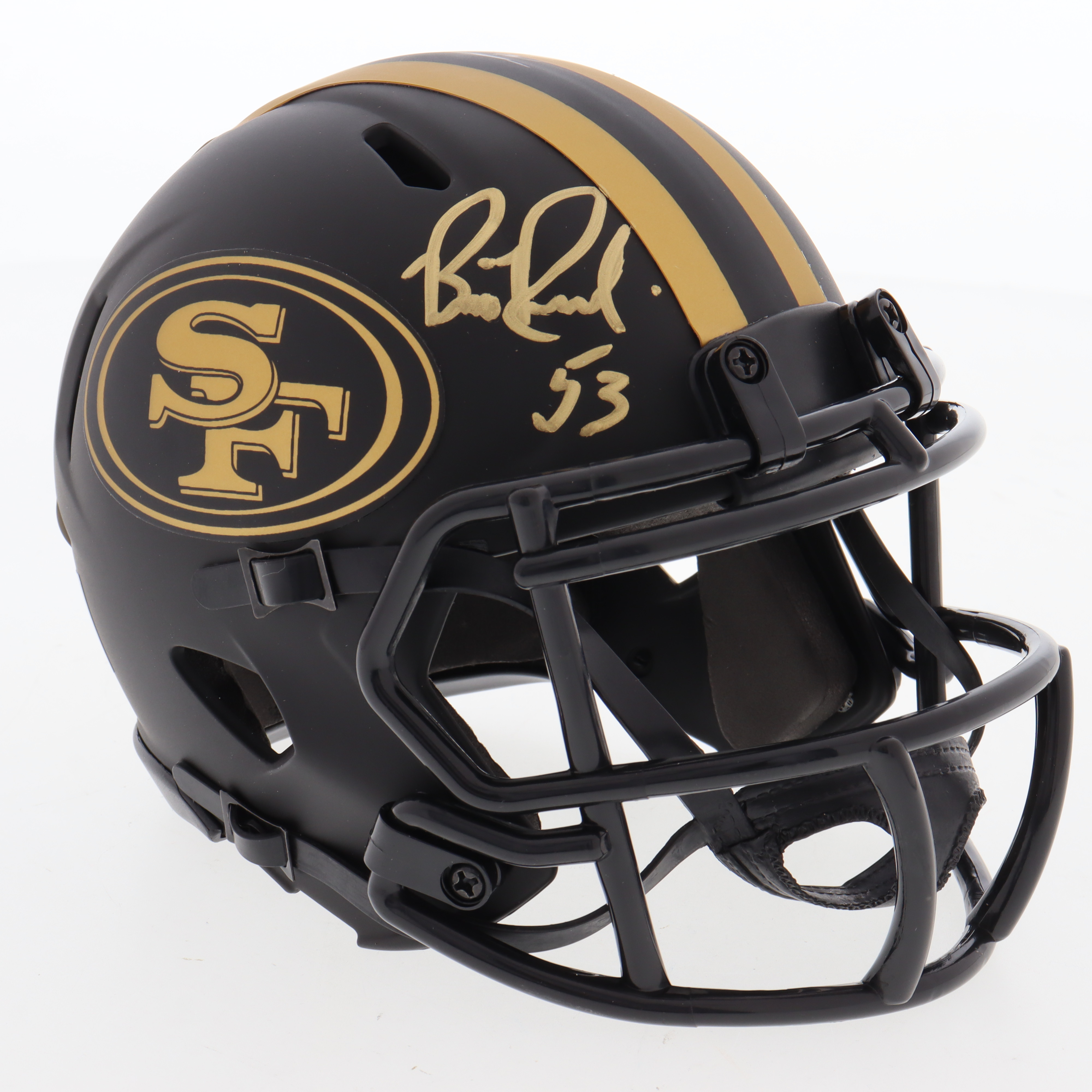 Bill Romanowski Signed 49ers Eclipse Alternate Speed Mini Helmet (JSA) at PristineAuction.com Bill Romanowski Signed 49ers Eclipse Alternate Speed Mini Helmet (JSA) at PristineAuction.com