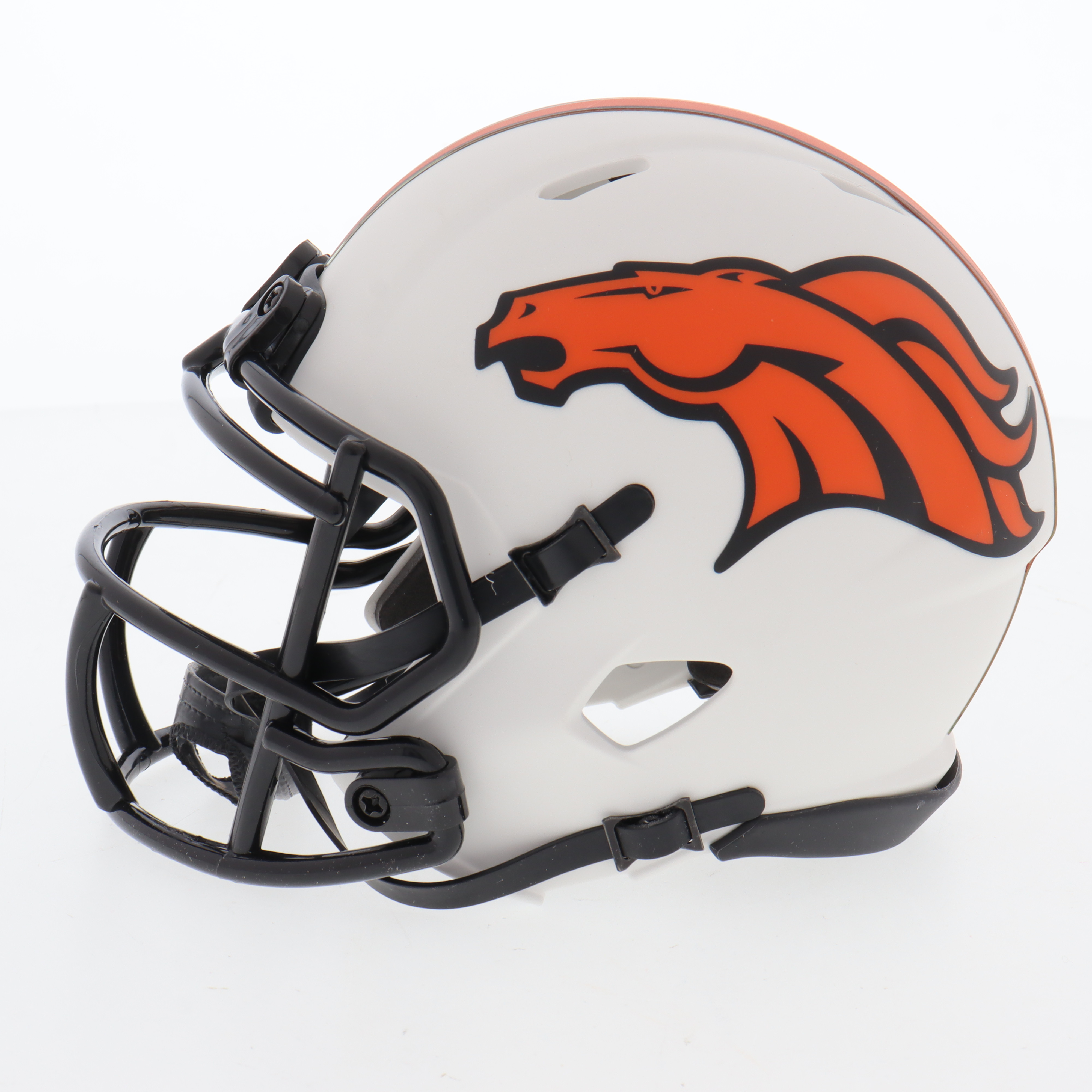 Shannon Sharpe Signed Broncos Lunar Eclipse Alternate Speed Mini Helmet (Beckett) at PristineAuction.com Shannon Sharpe Signed Broncos Lunar Eclipse Alternate Speed Mini Helmet (Beckett) at PristineAuction.com