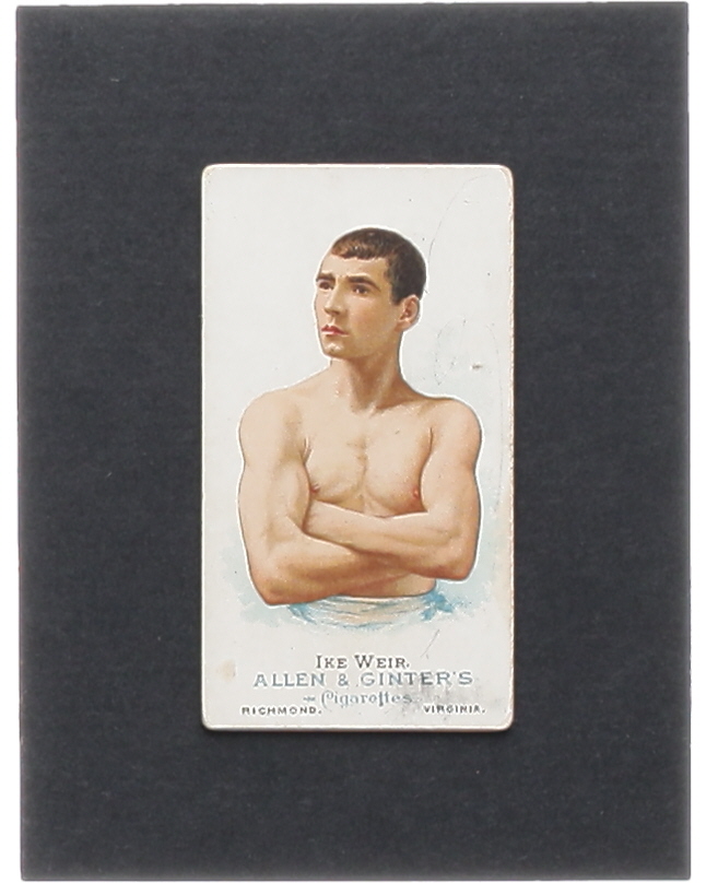 Ike Weir 1887 Allen and Ginter N28 #20 Boxing at PristineAuction.com Ike Weir 1887 Allen and Ginter N28 #20 Boxing at PristineAuction.com