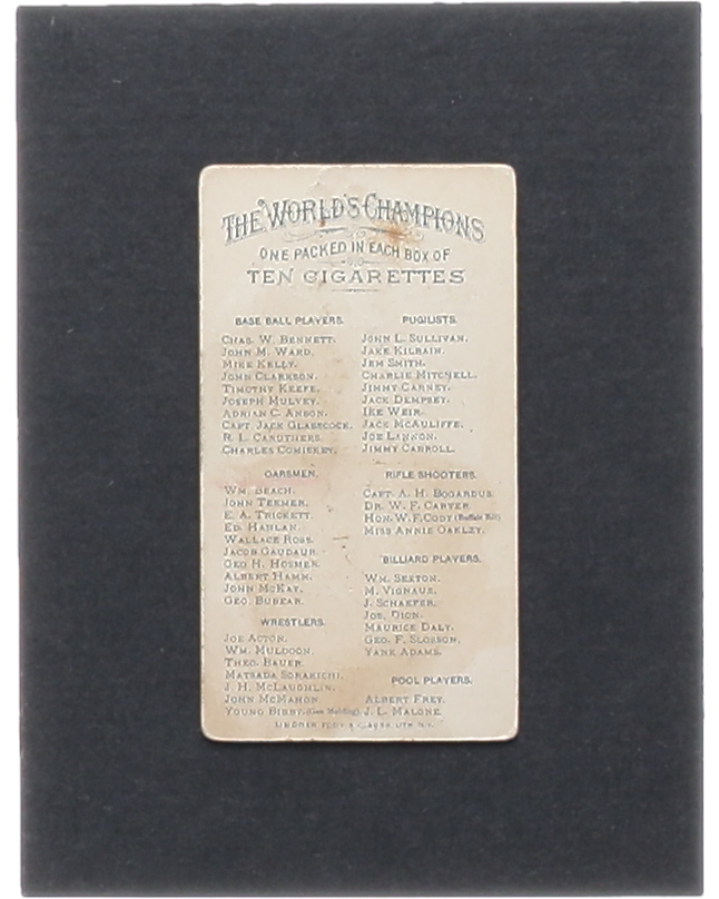Ike Weir 1887 Allen and Ginter N28 #20 Boxing at PristineAuction.com Ike Weir 1887 Allen and Ginter N28 #20 Boxing at PristineAuction.com