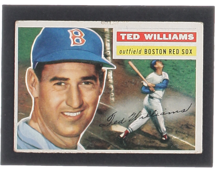 Ted Williams 1956 Topps #5 at PristineAuction.com Ted Williams 1956 Topps #5 at PristineAuction.com