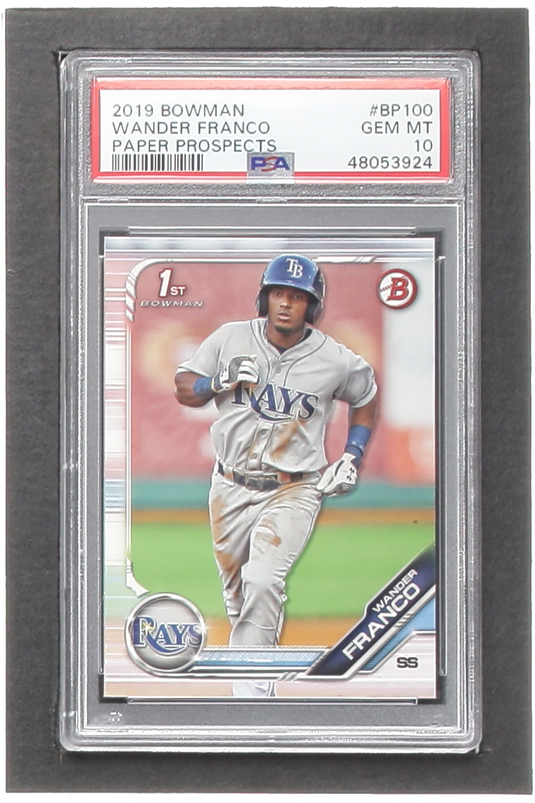 Wander Franco 2019 Bowman Prospects #BP100 RC (PSA 10) at PristineAuction.com Wander Franco 2019 Bowman Prospects #BP100 RC (PSA 10) at PristineAuction.com