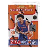 2021-22 Panini NBA Hoops Basketball Blaster Box with (11) Packs at PristineAuction.com