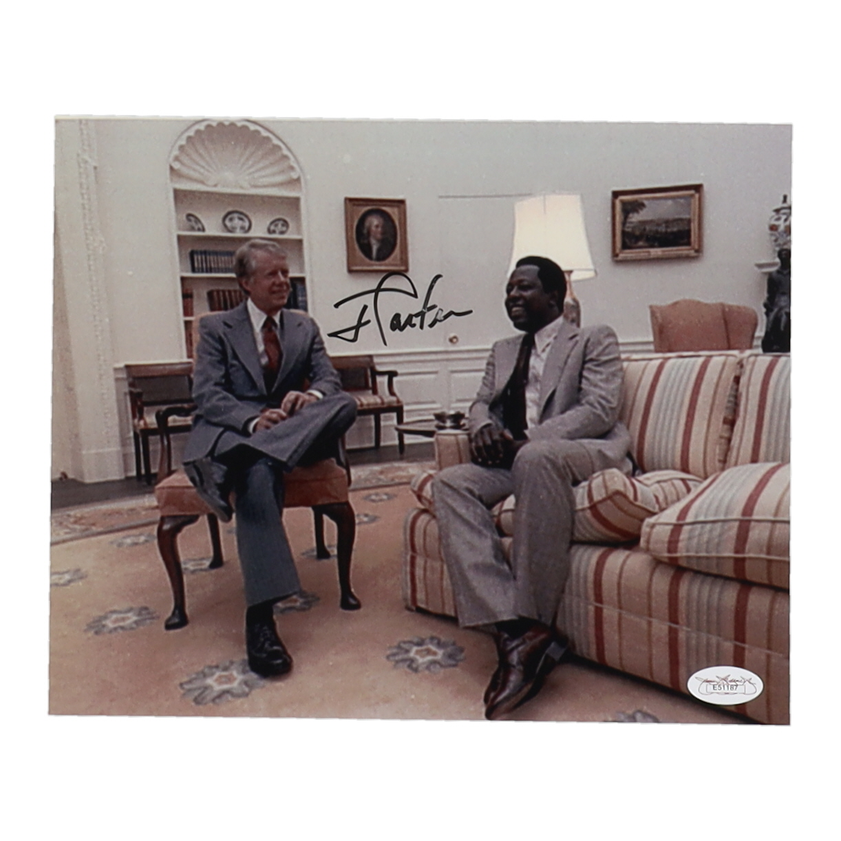 Jimmy Carter Signed 8x10 Photo (JSA) at PristineAuction.com Jimmy Carter Signed 8x10 Photo (JSA) at PristineAuction.com