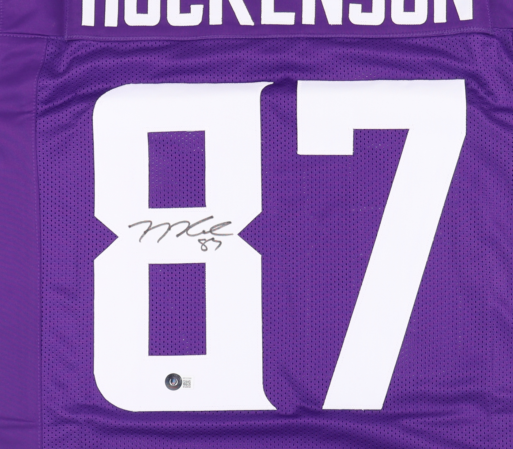 T. J. Hockenson Signed Jersey (Beckett) at PristineAuction.com T. J. Hockenson Signed Jersey (Beckett) at PristineAuction.com