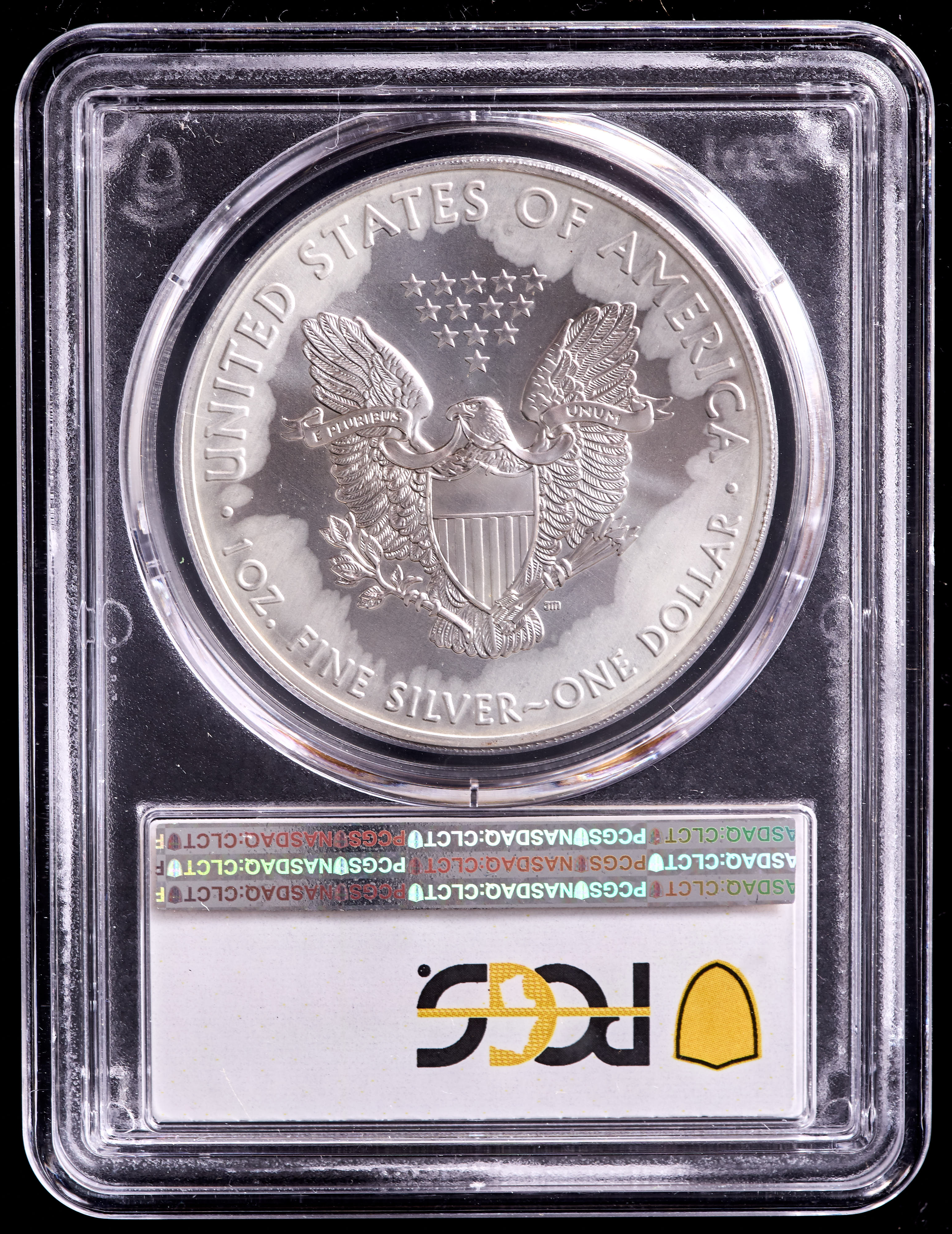 2020-(S) American Silver Eagle $1 One Dollar Coin - Struck at San Francisco, Emergency Issue, Premier Label (PCGS MS69) at PristineAuction.com 2020-(S) American Silver Eagle $1 One Dollar Coin - Struck at San Francisco, Emergency Issue, Premier Label (PCGS MS69) at PristineAuction.com