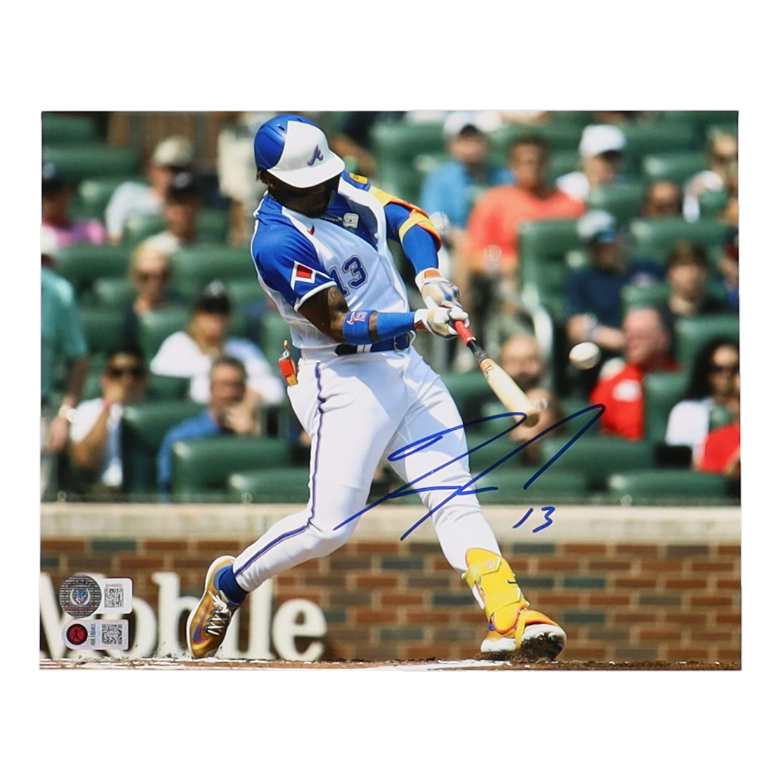 Ronald Acuna Jr. Signed Braves 8x10 Photo (Beckett & Acuna Jr.) at PristineAuction.com Ronald Acuna Jr. Signed Braves 8x10 Photo (Beckett & Acuna Jr.) at PristineAuction.com