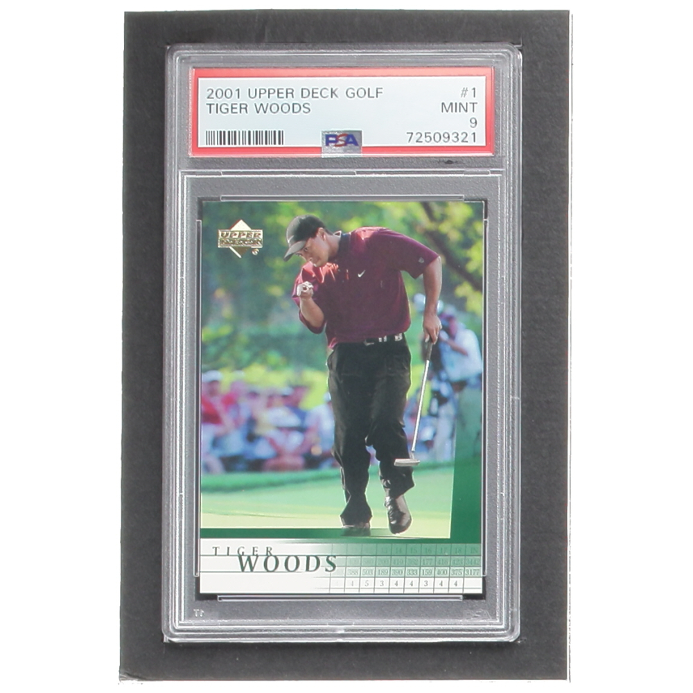 Tiger Woods 2001 Upper Deck #1 RC (PSA 9) | Pristine Auction