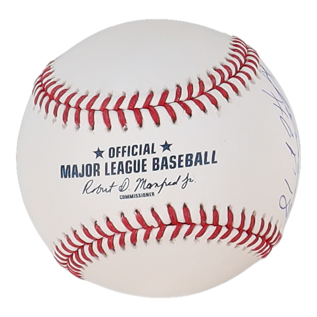 Vladimir Guerrero Sr. Signed OML Hall of Fame Baseball Inscribed "HOF 18" (JSA & USA SM) at PristineAuction.com Vladimir Guerrero Sr. Signed OML Hall of Fame Baseball Inscribed "HOF 18" (JSA & USA SM) at PristineAuction.com