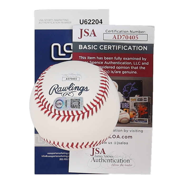 Vladimir Guerrero Sr. Signed OML Hall of Fame Baseball Inscribed "HOF 18" (JSA & USA SM) at PristineAuction.com Vladimir Guerrero Sr. Signed OML Hall of Fame Baseball Inscribed "HOF 18" (JSA & USA SM) at PristineAuction.com