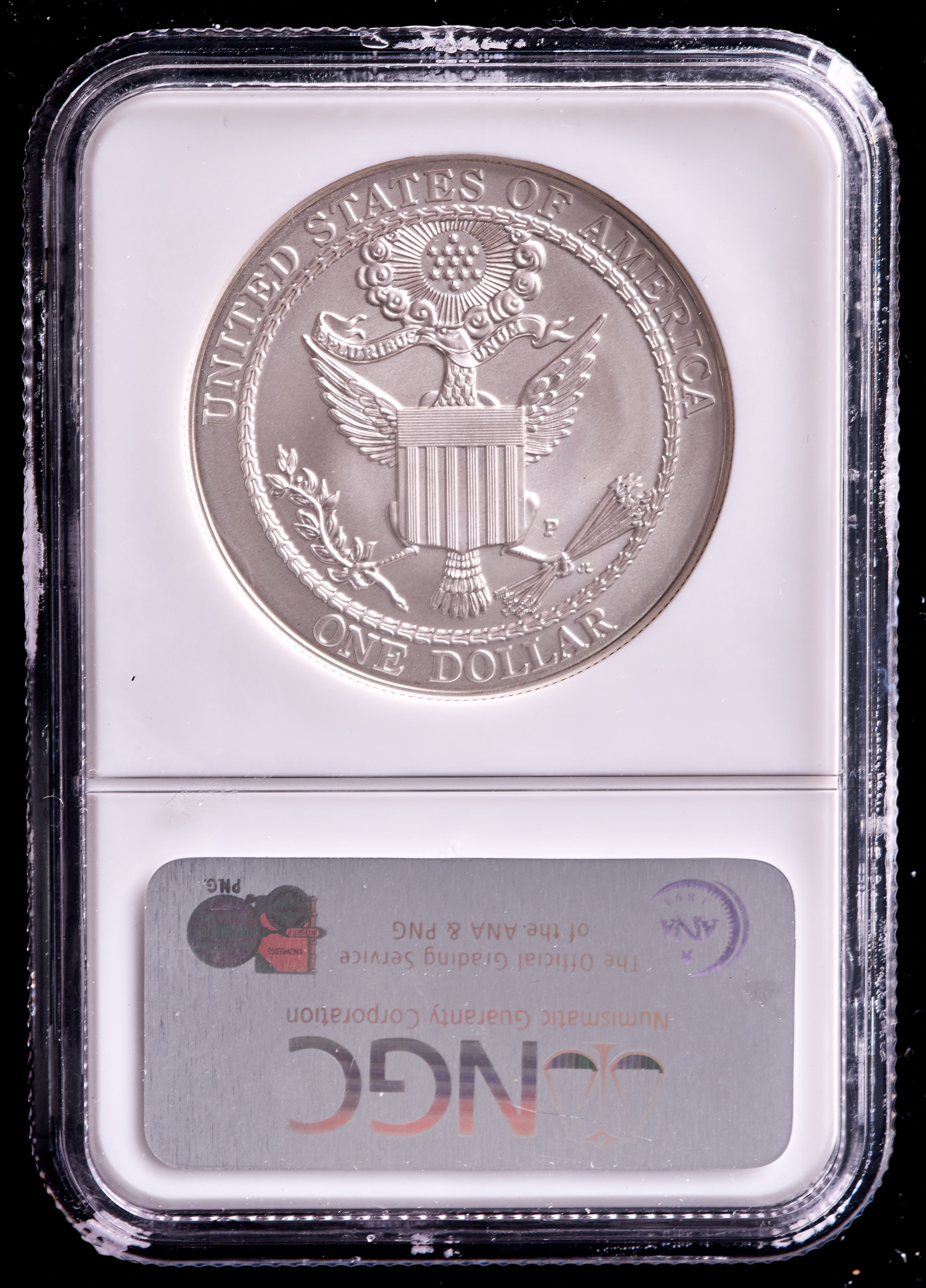 2008-P Bald Eagle Silver Dollar (NGC MS70) at PristineAuction.com 2008-P Bald Eagle Silver Dollar (NGC MS70) at PristineAuction.com