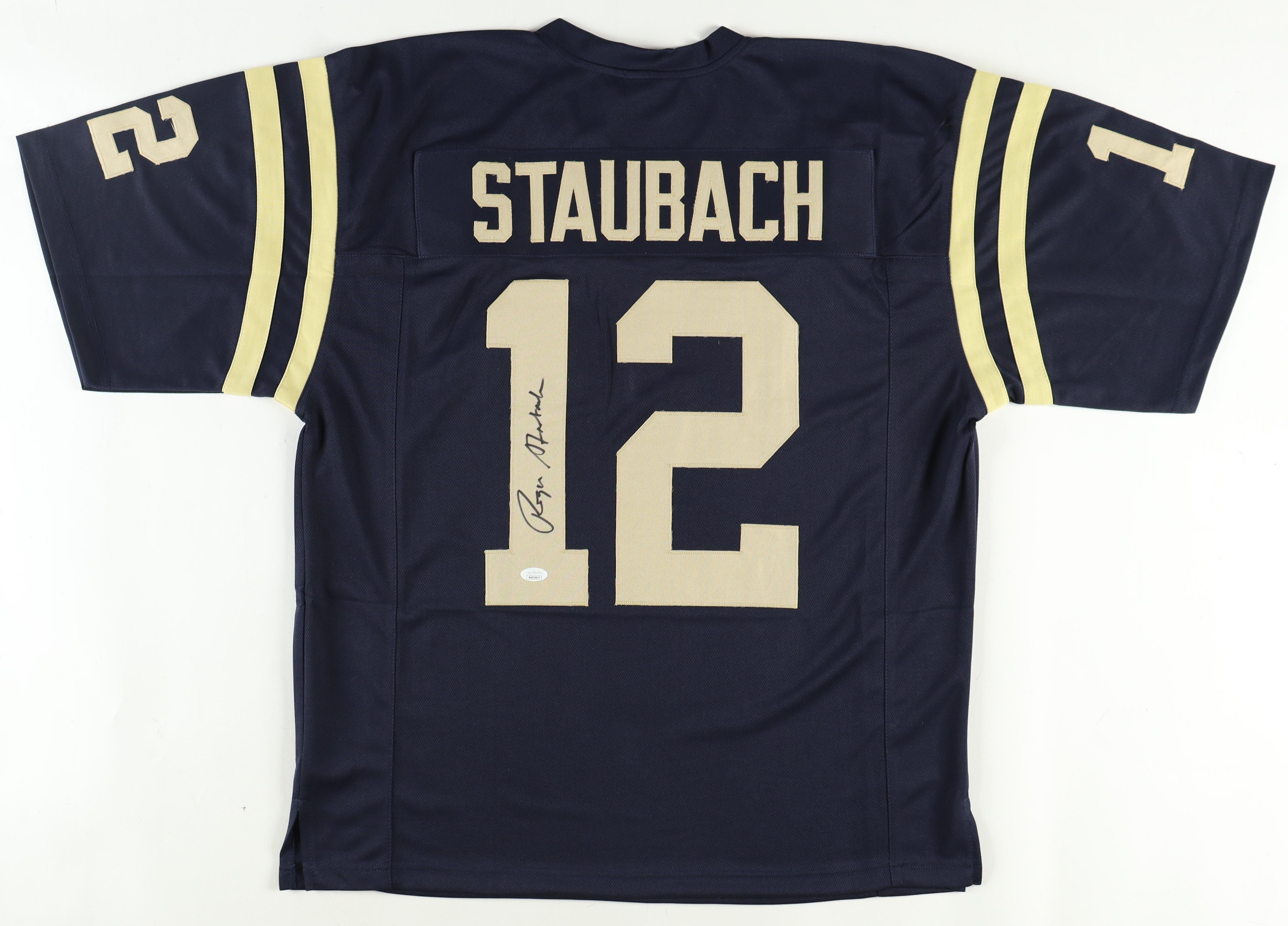 Roger Staubach Signed Jersey (JSA) at PristineAuction.com Roger Staubach Signed Jersey (JSA) at PristineAuction.com