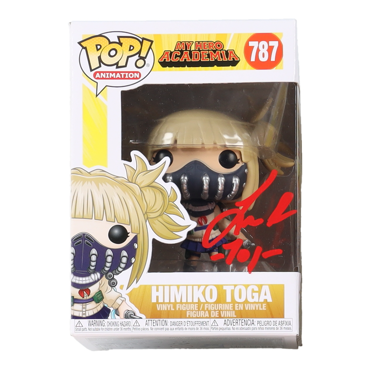 Leah Clark Signed "My Hero Academia" #787 Himiko Toga Funko Pop! Vinyl Figure (JSA) at PristineAuction.com Leah Clark Signed "My Hero Academia" #787 Himiko Toga Funko Pop! Vinyl Figure (JSA) at PristineAuction.com