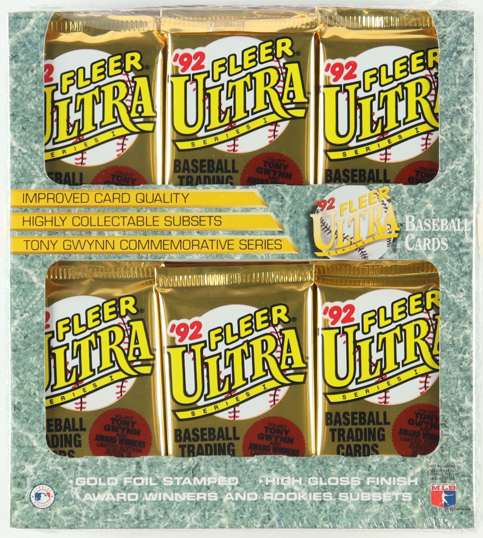 1992 Fleer Ultra Series 1 Baseball Jumbo Box with (36) Packs at PristineAuction.com 1992 Fleer Ultra Series 1 Baseball Jumbo Box with (36) Packs at PristineAuction.com