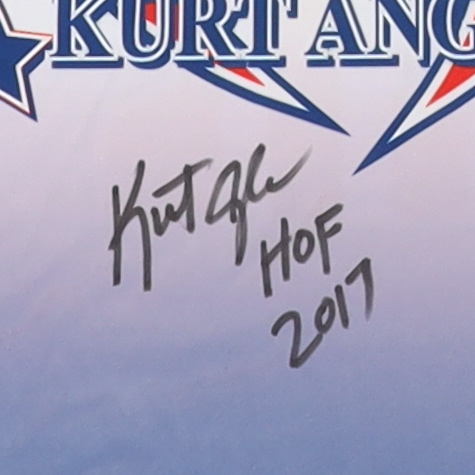 Kurt Angle Signed Jersey Inscribed "HOF 2017" (Playball Ink) at PristineAuction.com Kurt Angle Signed Jersey Inscribed "HOF 2017" (Playball Ink) at PristineAuction.com