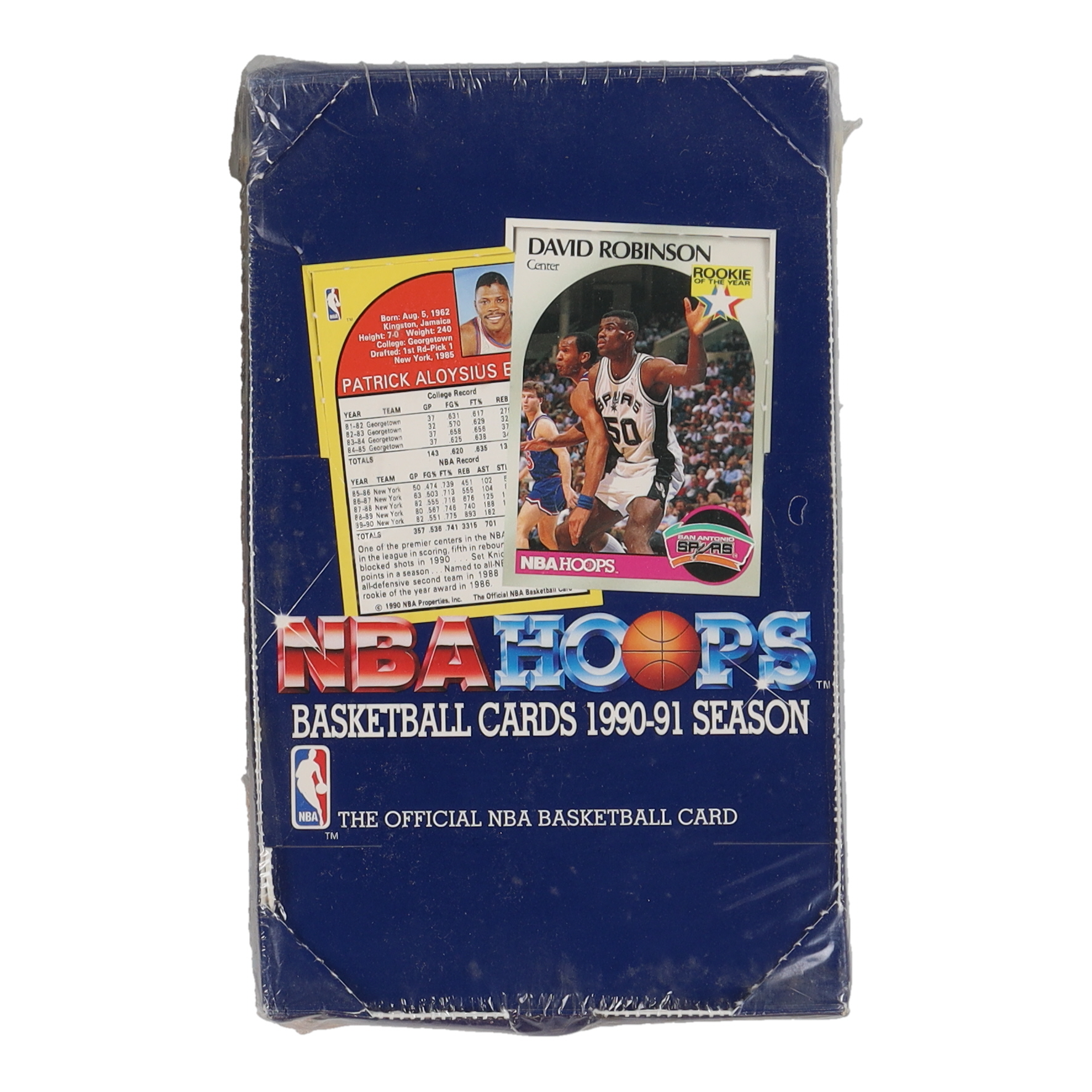 1990-91 NBA Hoops Basketball Factory Sealed Hobby Box with (36) Packs at PristineAuction.com 1990-91 NBA Hoops Basketball Factory Sealed Hobby Box with (36) Packs at PristineAuction.com