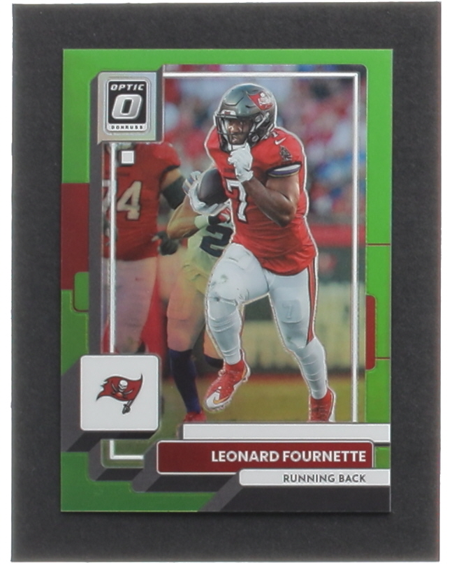 Leonard Fournette 2022 Donruss Optic Lime Green #184 #28/35 at PristineAuction.com Leonard Fournette 2022 Donruss Optic Lime Green #184 #28/35 at PristineAuction.com