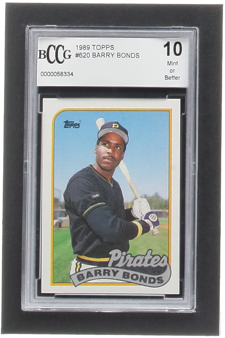Barry Bonds 1989 Topps #620 (BCCG 10) at PristineAuction.com Barry Bonds 1989 Topps #620 (BCCG 10) at PristineAuction.com