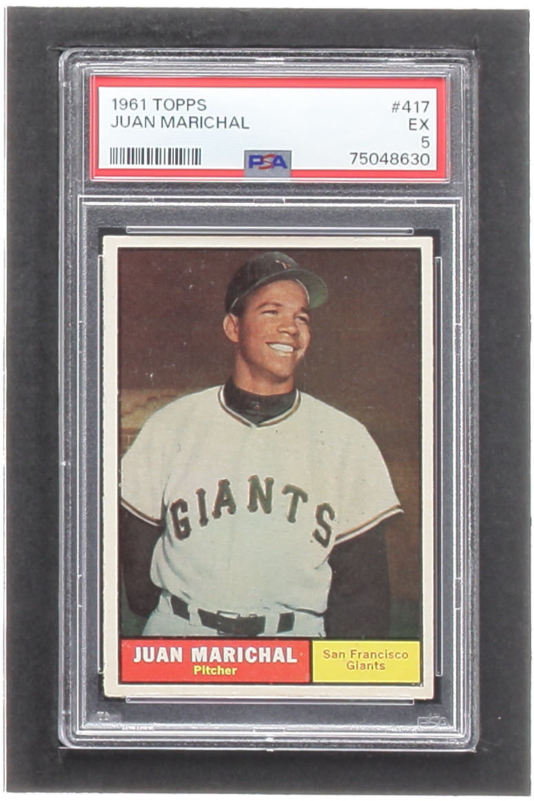 Juan Marichal 1961 Topps #417 SP RC (PSA 5) at PristineAuction.com Juan Marichal 1961 Topps #417 SP RC (PSA 5) at PristineAuction.com