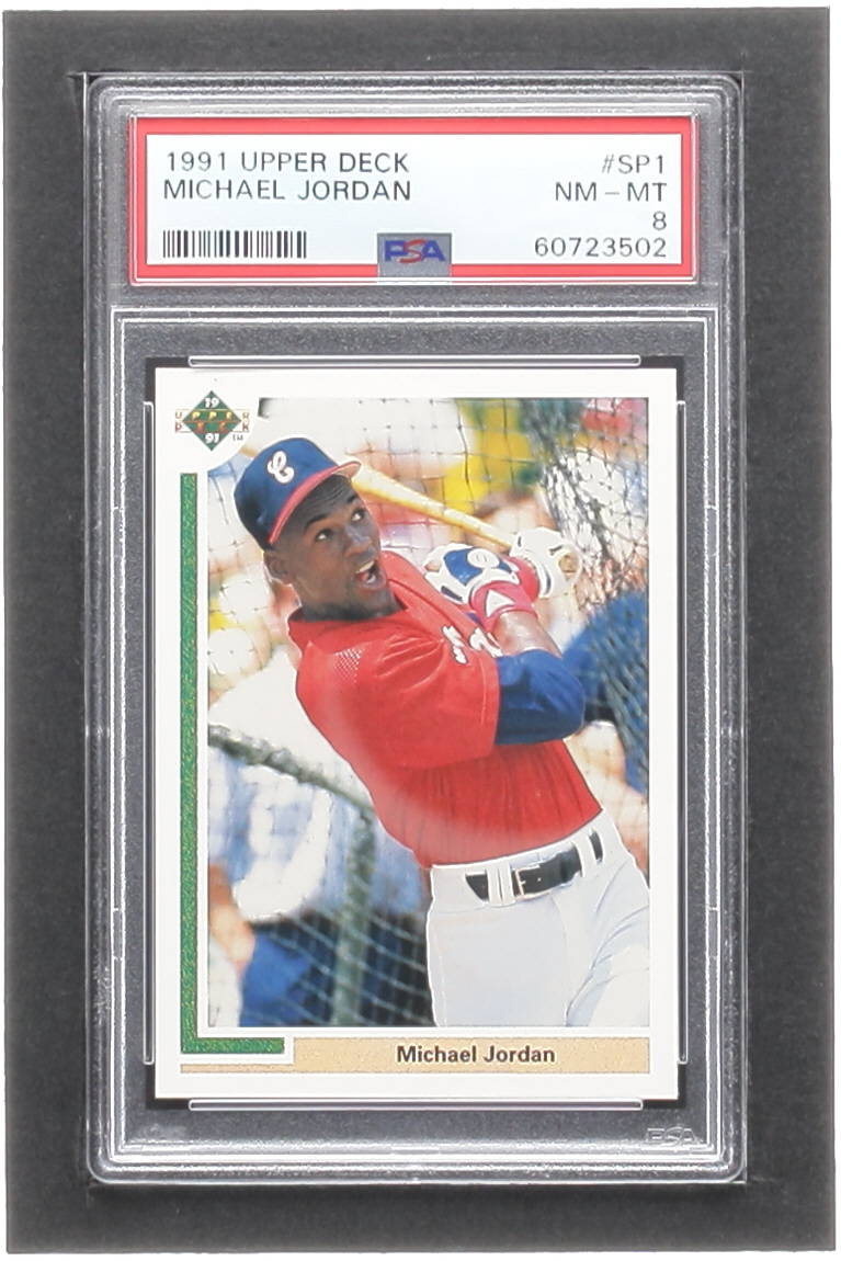 Michael Jordan 1991 Upper Deck #SP1 SP RC (PSA 8) at PristineAuction.com Michael Jordan 1991 Upper Deck #SP1 SP RC (PSA 8) at PristineAuction.com
