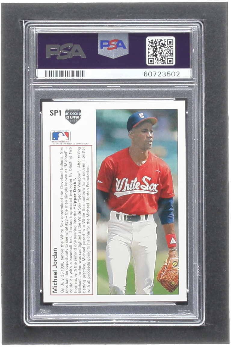 Michael Jordan 1991 Upper Deck #SP1 SP RC (PSA 8) at PristineAuction.com Michael Jordan 1991 Upper Deck #SP1 SP RC (PSA 8) at PristineAuction.com