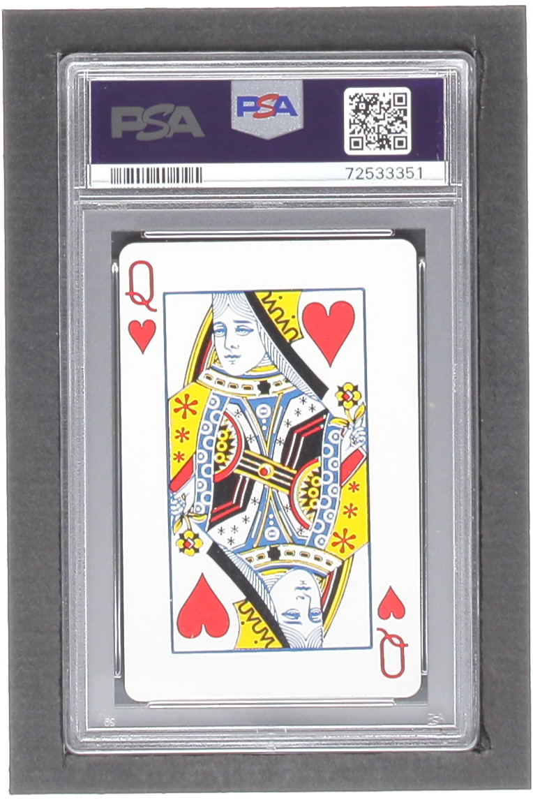 Mickey Mantle 1978 Sports Deck Queen of Hearts (PSA 9) at PristineAuction.com Mickey Mantle 1978 Sports Deck Queen of Hearts (PSA 9) at PristineAuction.com
