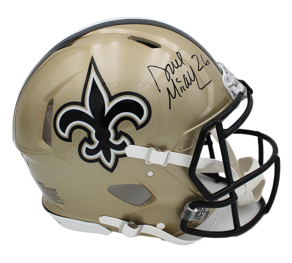 Deuce McAllister Signed Saints Full-Size Authentic On-Field Speed Helmet (Radtke) at PristineAuction.com Deuce McAllister Signed Saints Full-Size Authentic On-Field Speed Helmet (Radtke) at PristineAuction.com