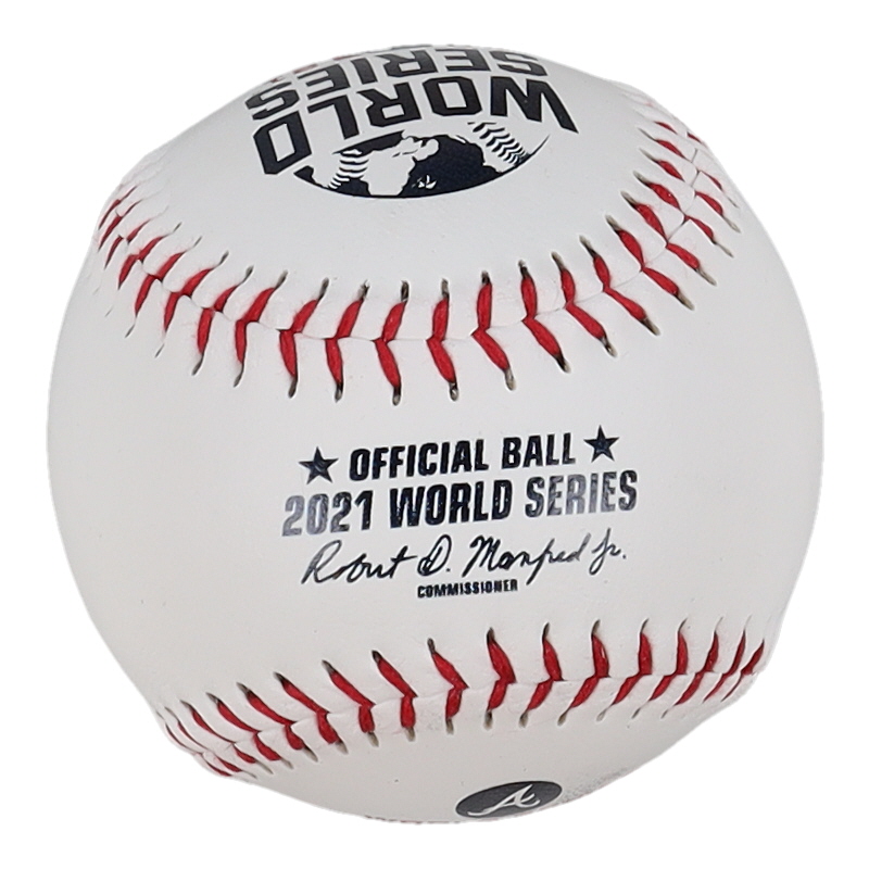 Ronald Acuna Jr. Signed 2021 World Series Logo Baseball (Beckett) at PristineAuction.com Ronald Acuna Jr. Signed 2021 World Series Logo Baseball (Beckett) at PristineAuction.com