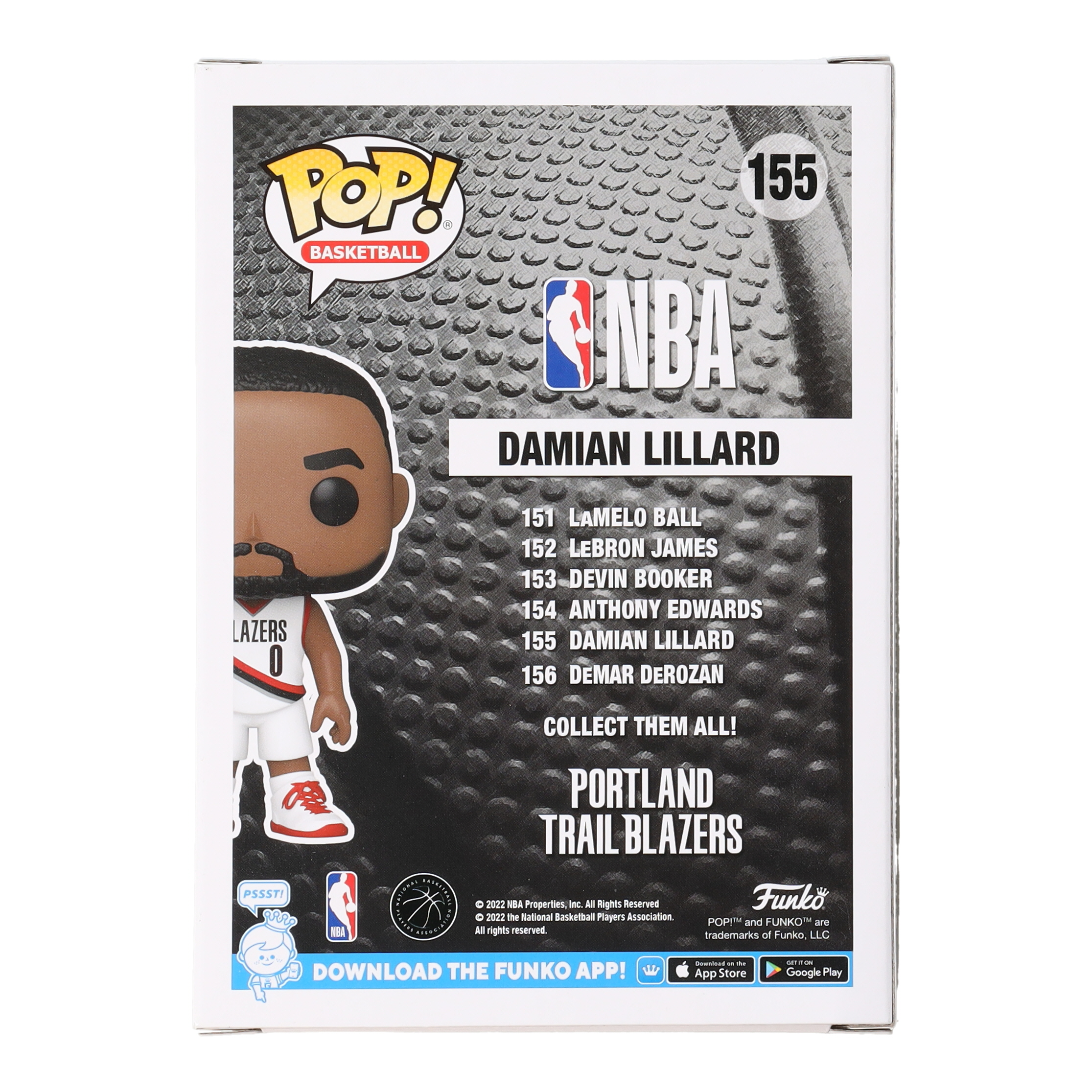Damian Lillard Signed Trail Blazers #155 Funko Pop! Vinyl Figure (Beckett & Lillard) at PristineAuction.com Damian Lillard Signed Trail Blazers #155 Funko Pop! Vinyl Figure (Beckett & Lillard) at PristineAuction.com