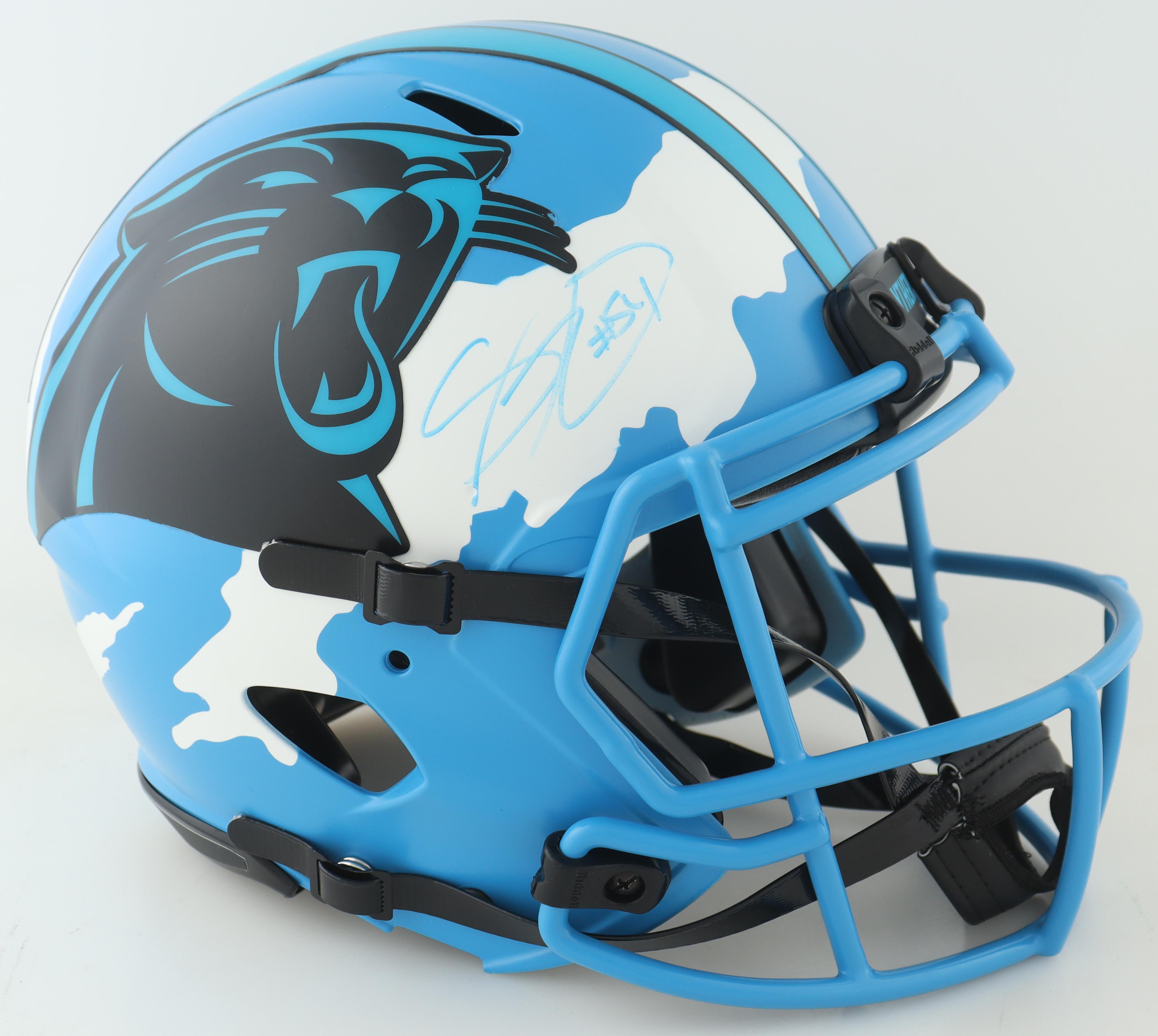 Bryce Young Signed Panthers Full-Size Authentic On-Field Speed Helmet (JSA) at PristineAuction.com Bryce Young Signed Panthers Full-Size Authentic On-Field Speed Helmet (JSA) at PristineAuction.com